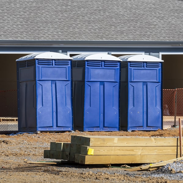how do you ensure the portable restrooms are secure and safe from vandalism during an event in Wrigley KY